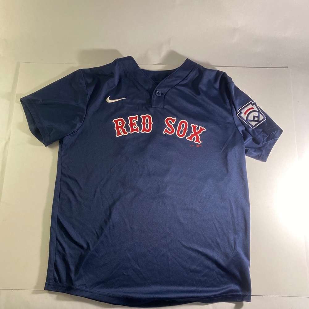 Nike Youth Medium Team MLB Shirt - Boston Red Sox VILLANUEVA Number 2